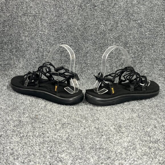 Teva Voya Infinity Sandals Womens Size 9 Black Athletic Recovery Beach Flip Flop - Picture 6 of 12